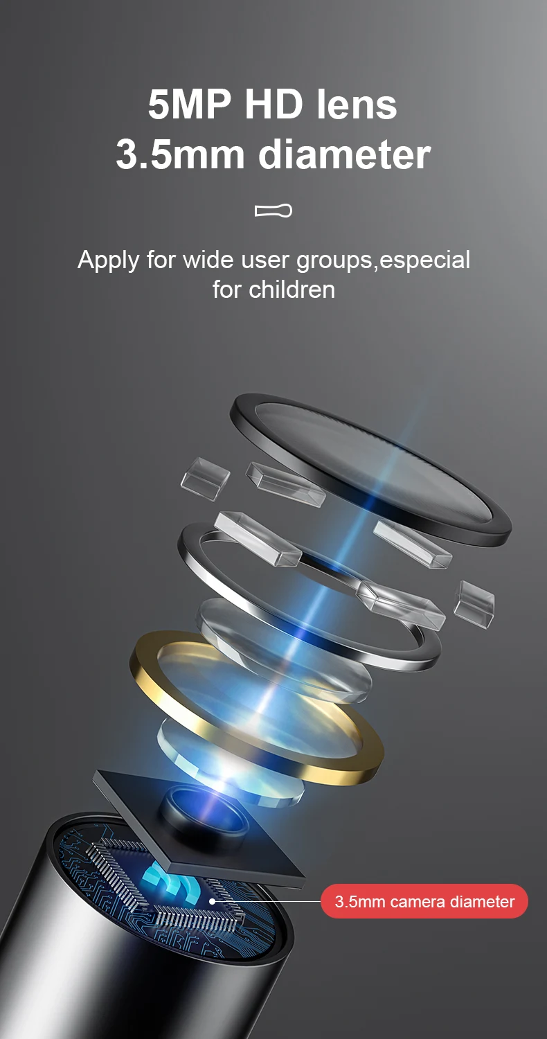 Inskam P40-B Смарт ушной серы портативный очиститель для удаления с Отоскоп камера беспроводная Wi-Fi света эндоскопа Электрический инструмент очистки