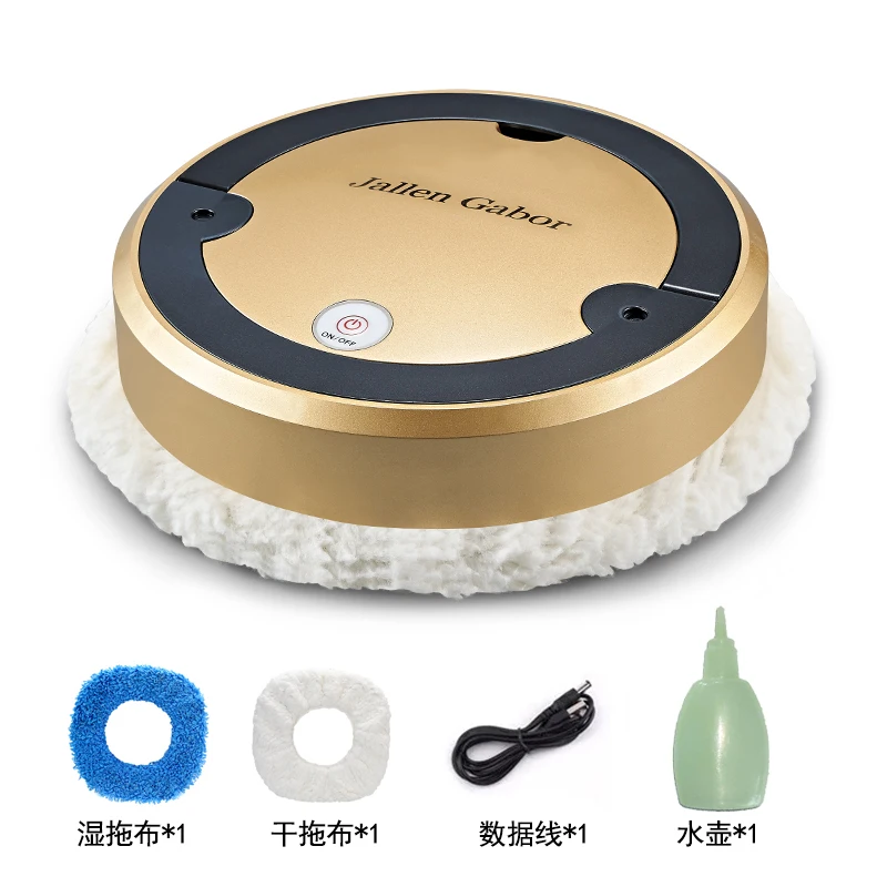 
2020 Newest Intelligent Automatic Floor Sweeper Mopping Machine USB Portable Vacuum Cleaner 