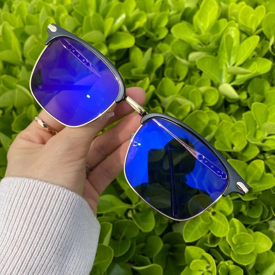 photochromic eyebrow black square metallic lunette photos gray unisex optical computer anti uv 2024 blue light new women glasses