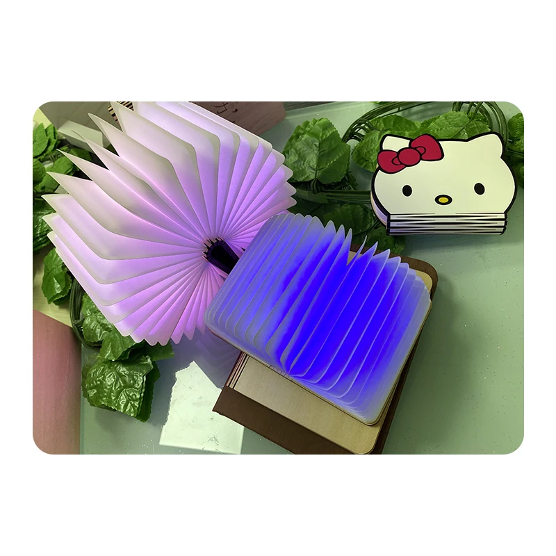 Лидер продаж, домашний декоративный Настольный светильник с Usb-зарядкой, деревянный светодиодный портативный ночник для книг