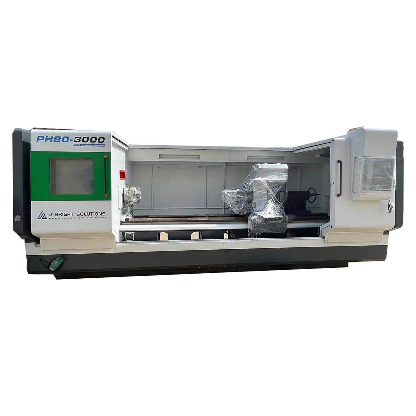 CNC whirling machine for the rotor  CNC whirling milling machine for the rotor of screw pumps