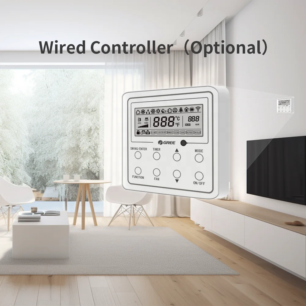 Household Multi Zone Duct Mounted Air Conditioner Split Ducted Air Conditioner Inverter R410a Central Vrf System Ar Condicionado