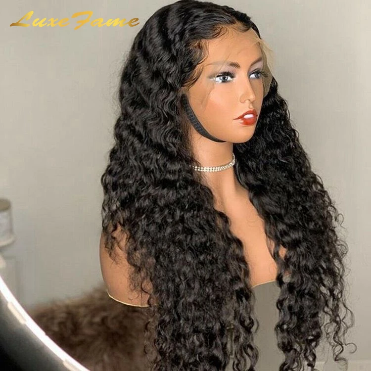 Original Brazilian Virgin Transparent Lace Human Hair Wig, Brazilian Full Lace Human Hair Wig,Water Weave Brazilian Lace Wigs