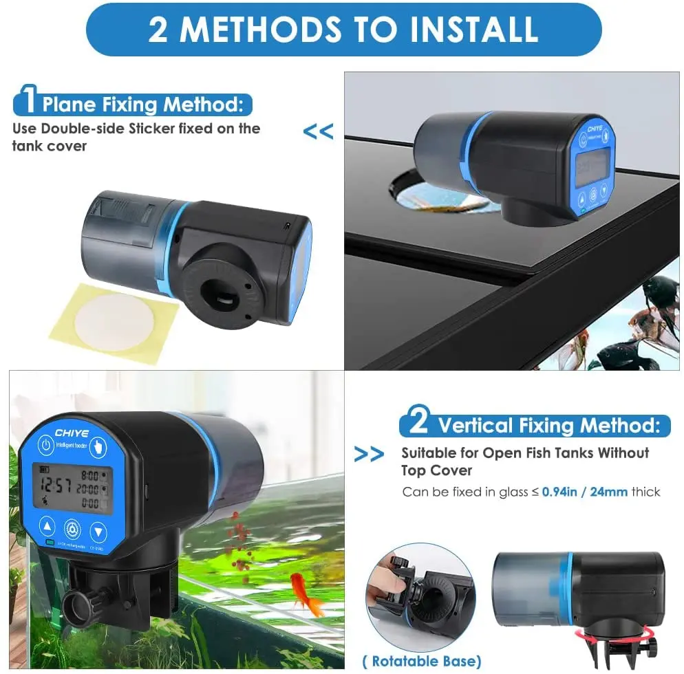 Automatic Fish Feeder Aquarium Tank Timer Feeder Automatic Fish Tank Feeding