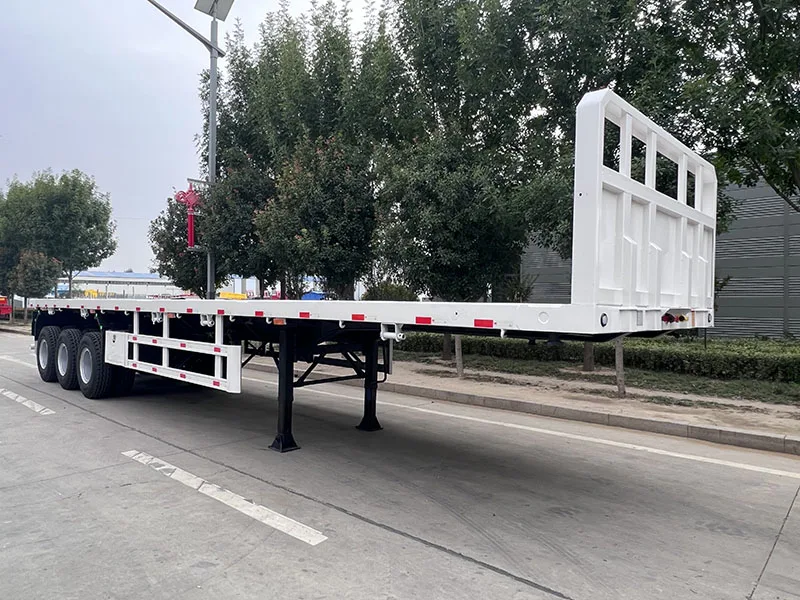 Транспортное средство главный Лидер продаж 2 оси 40FT бортовой контейнер полуприцеп в продаже