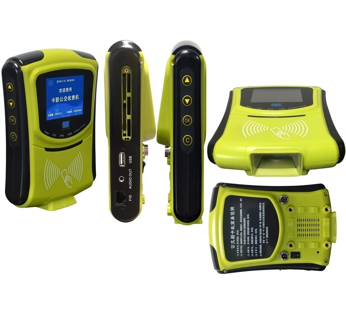 4G Bus IC Card Validator, Hardware Linux Embedded Software & Windows Software Management, Complete Ticket Validation System