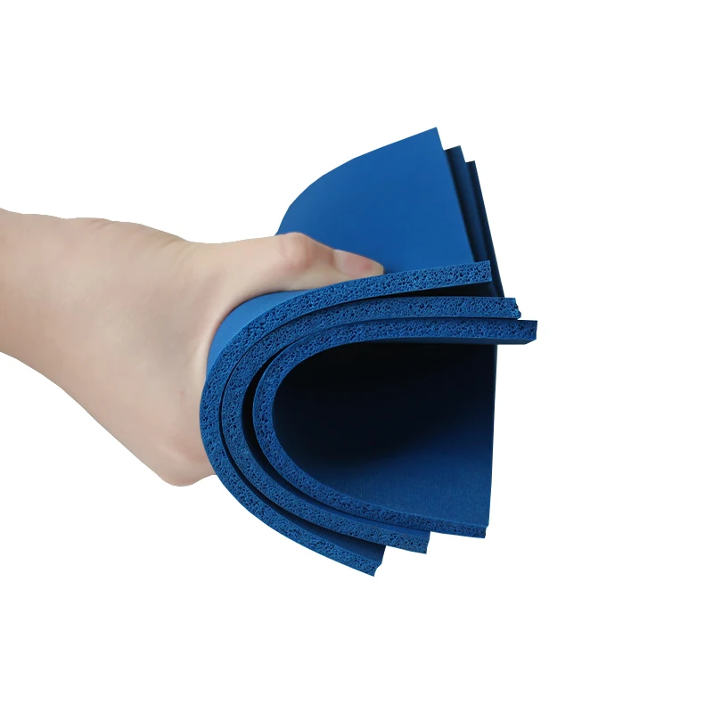 Factory sale heat resistant silicone foam sheet Customized thickness/color/hardness flexible silicone foam sheet