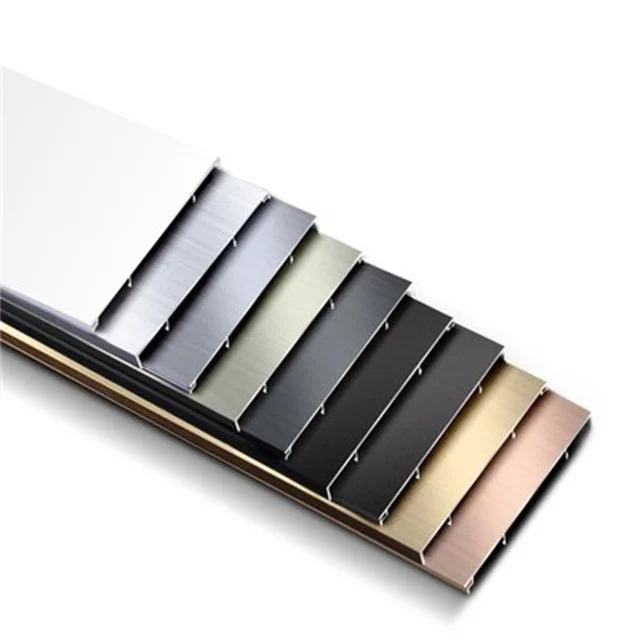 House Decoration Materials Accessories Metal 3D Alloy Baseboard Surface Mounted Pergola Aluminum Outdoor Molds