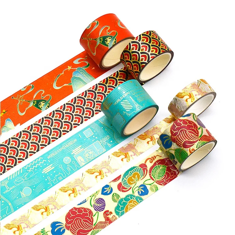 
Cute Washi Tape Set Floral Japanese Pastel Decorative Masking Tape 