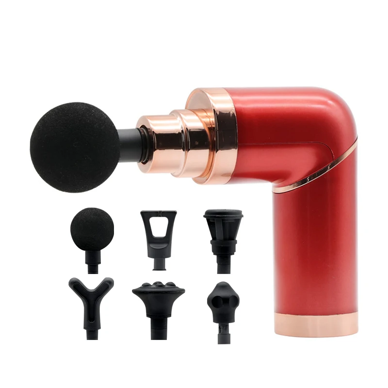 2022 heat body deep tissue hand held mini massage gun dropshipping percussion 20 speed muscle massage gun