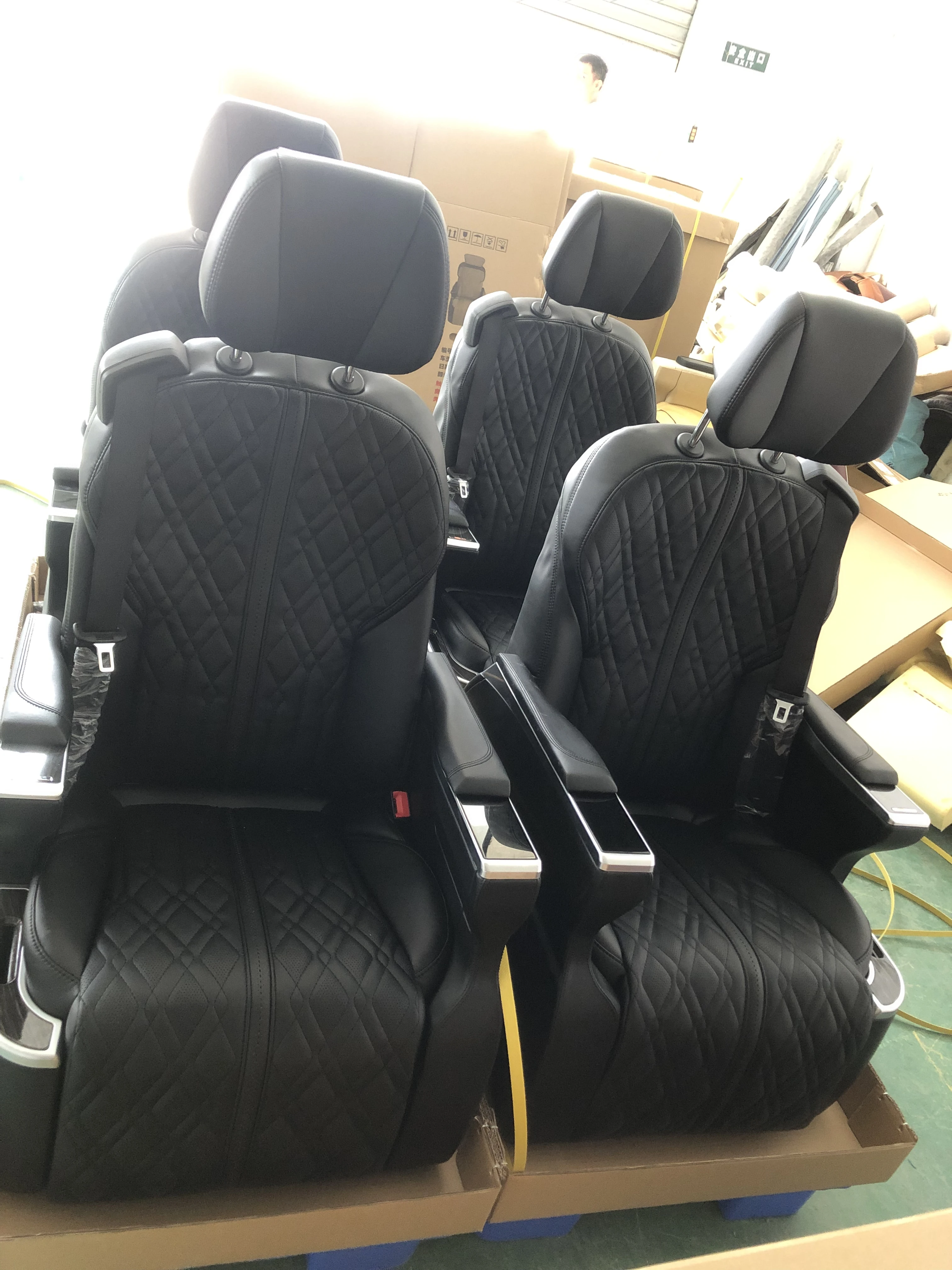 PU Leather Car Seat Modificaiton MPV SUV Luxury Automotive Aero Seat for Mercedes Benz V-class Vito w447 Single tuning seat