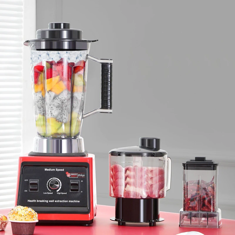 3 in 1 commercial blenders portable mixer juicer smoothies machine blender cup