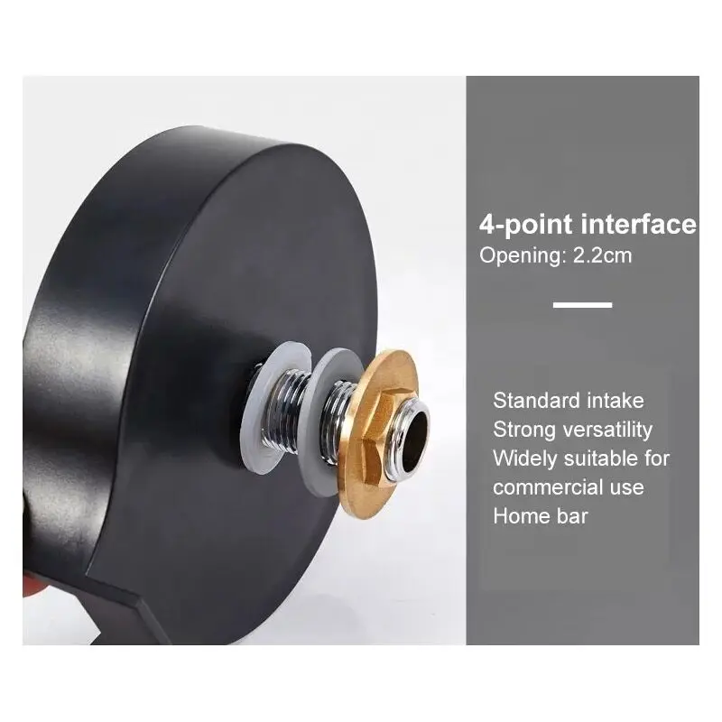 Automatic Cup Washer Kitchen Tool Cup Washing Glass Kitchen Sink Rinser Abs+stainless Steel Stainless Steel Songbai Modern Black