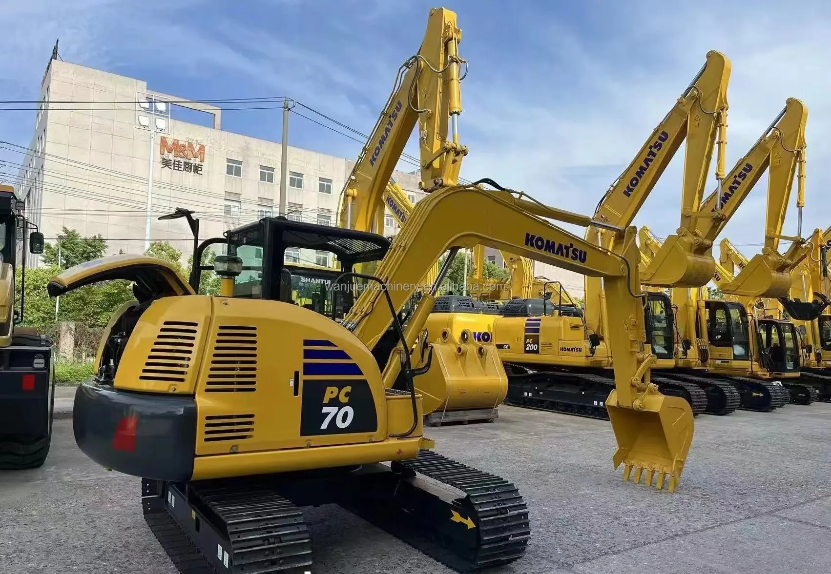 Высококачественный PC70LC-11MO мини-экскаватор Komatsu 7 тонн гусеничный тип японского происхождения с сердечником бестселлер