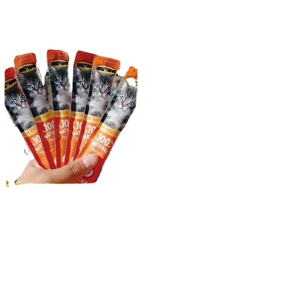 Cat bar cat snacks cat fat nutrition bar pet food wet grain bag FCL wholesale