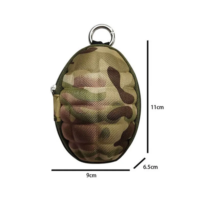 Women/Men Grenades Key Holder Case Wallets Tactical Keys Organizer