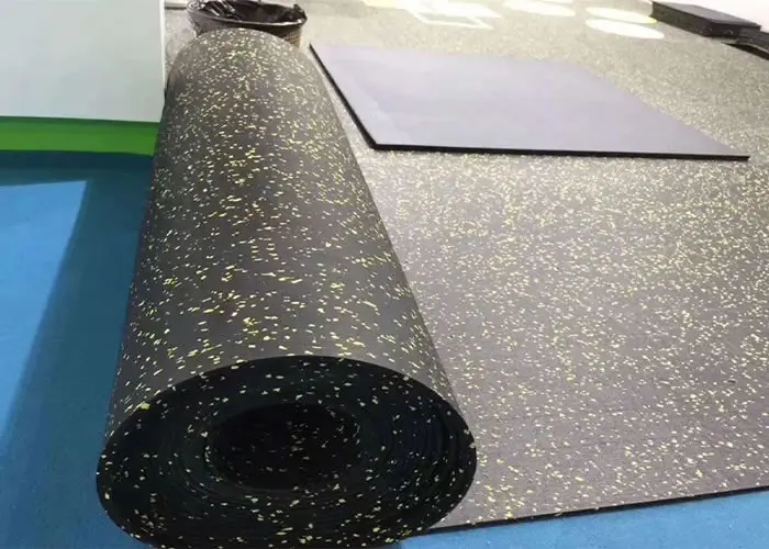 2024 Hot selling rubber floor mat roll  width 1M/1.25M rubber floor mat roll