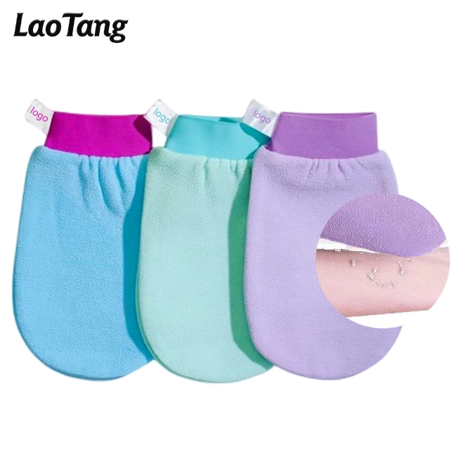 Bath Bodyworks Exfoliating Bath Gloves for Deep Cleaning Acne Men and Women Body Scrubber Mitt