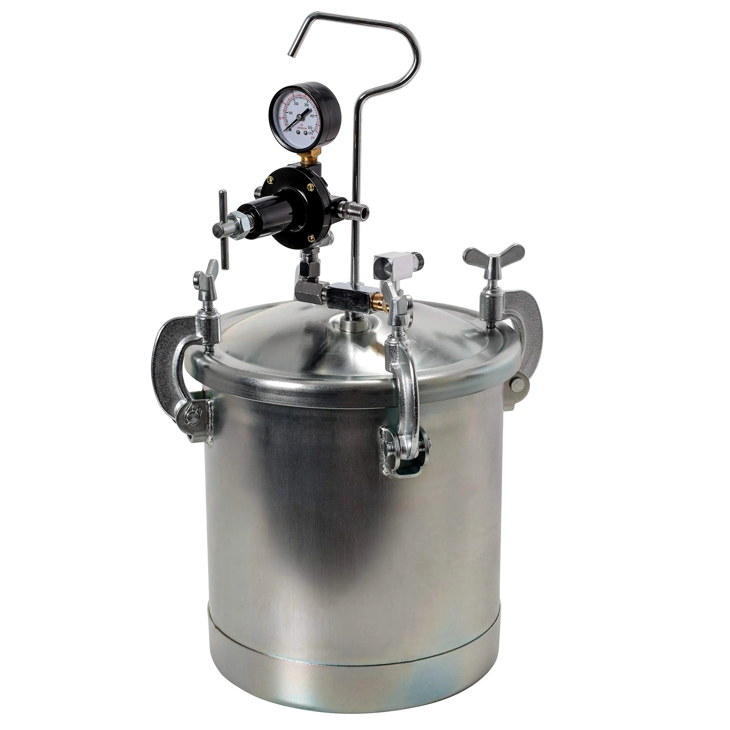 Automatic Spraying Painting High Pressure Pot Pneumatic Mixing Paint Pressure Tank with Fluid Pressure Regulator