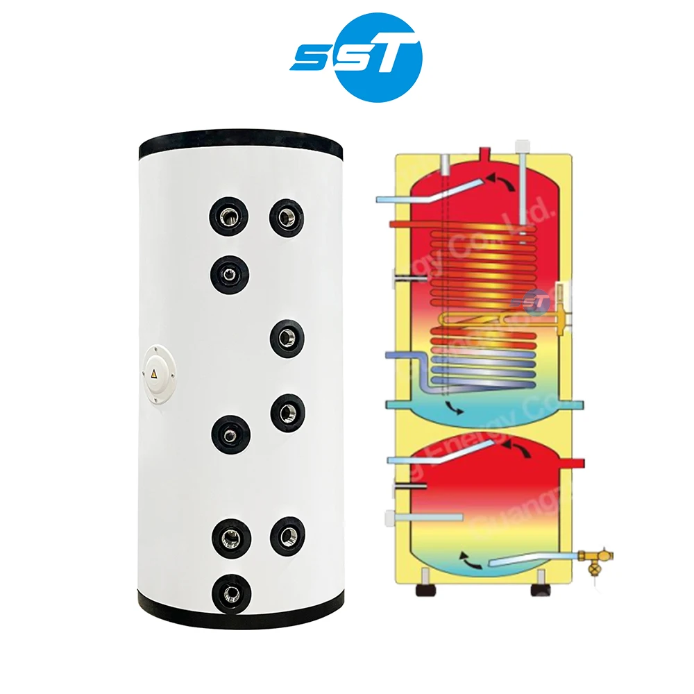 Custom 50L Hot Water Boiler Tank ,Household Air Source Heat Pump Hot Water Storage Water Heaters With Coil Or Without Coil