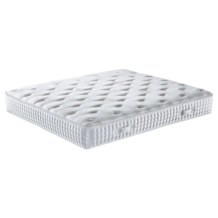 Colchones King Size 5 Zone Pocket Coil Spring Mattress With Memory Foam For Sale