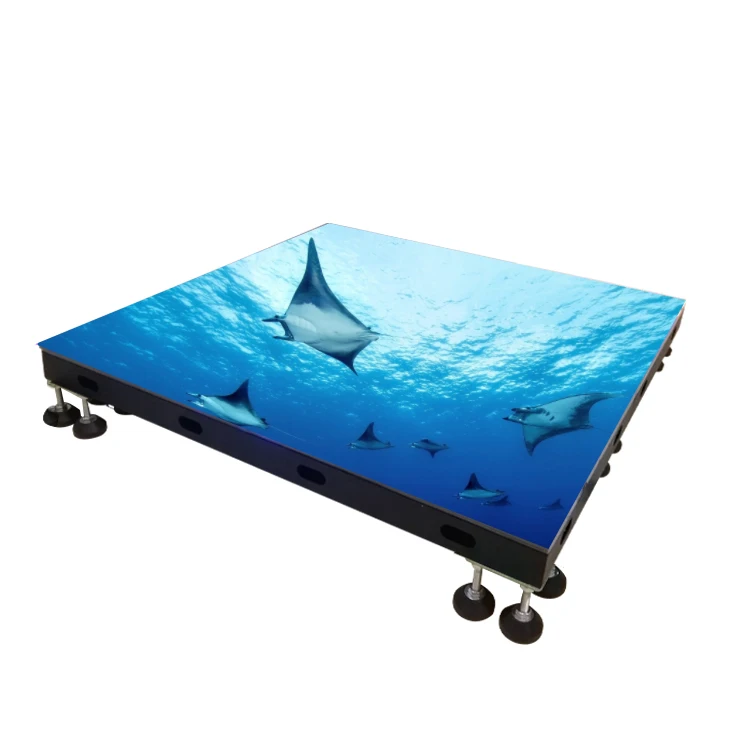 transparent set party display game wedding name 20x20 interactive floor led video dancing floor dj light