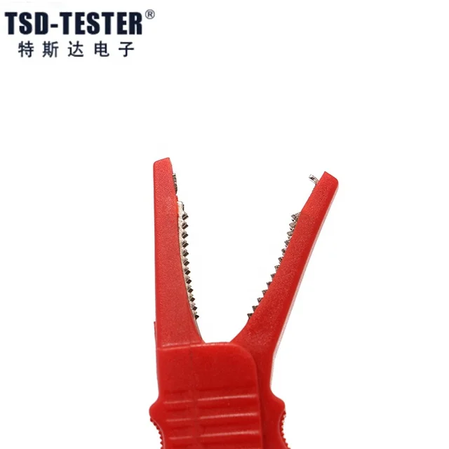 Safety High Current Copper Insulated Crocodile Clip