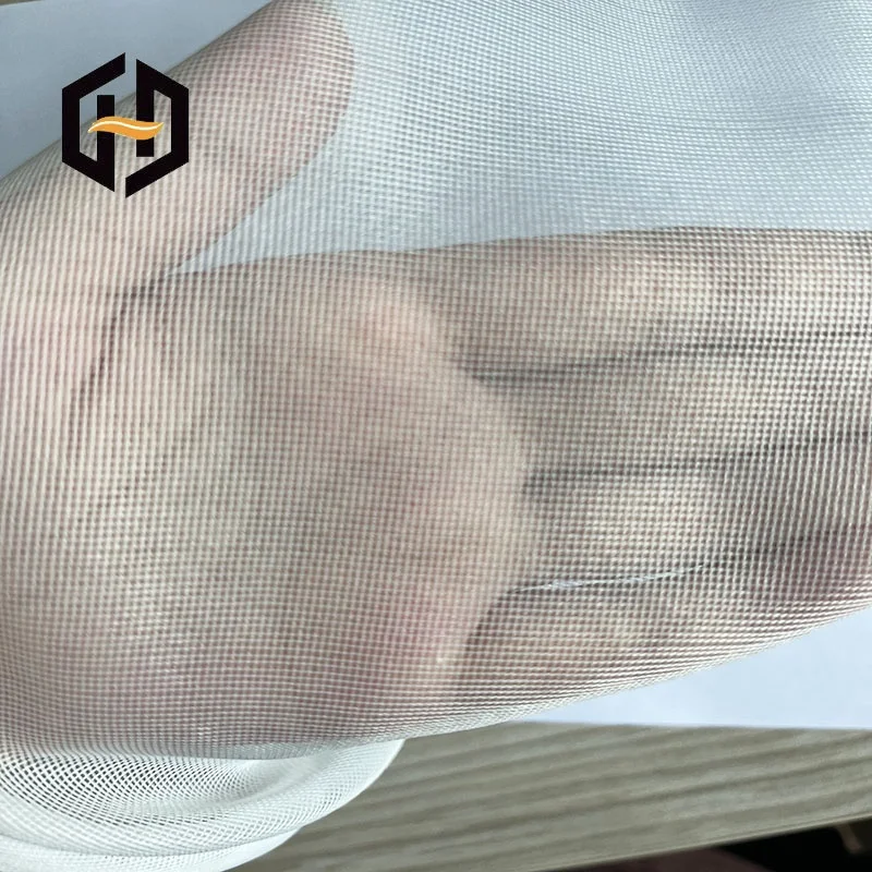 Woven white cotton mesh fabric for PVC composite waterproof wallpaper