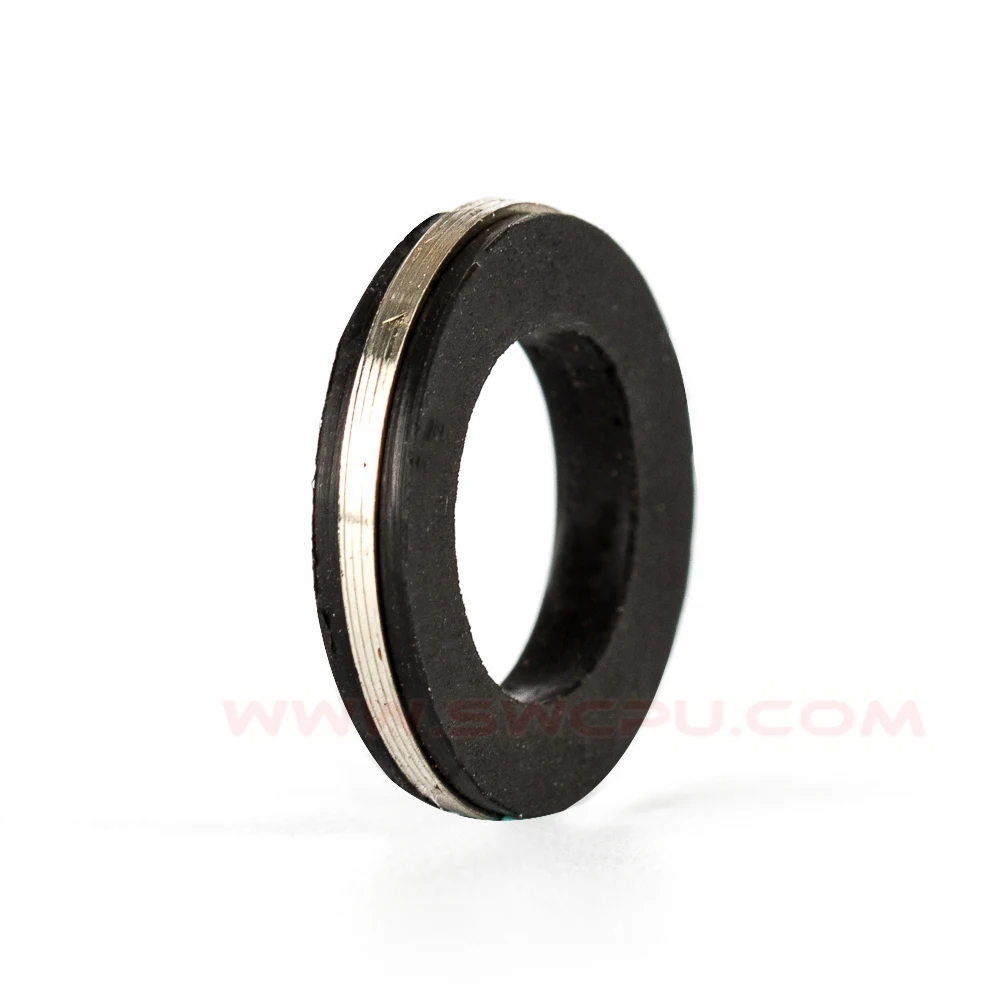 high heat resistant composite material neoprene rubber-metal washers.