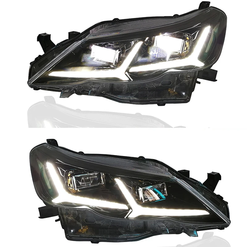 LED Head Lamp Headlight Head Lamp Assembly Hit For Toyota Vertiga Mark X 2 REIZ 2010-2013