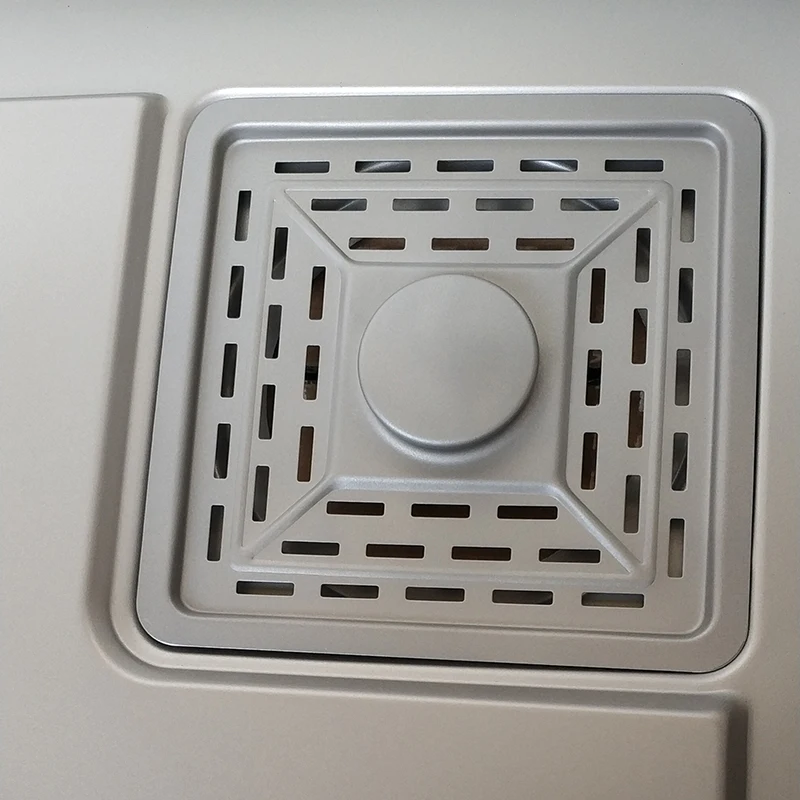 6846 High quality handmade custom size kitchen sink with accessories Single bowl 304 stainless steel kitchen sinks with tray