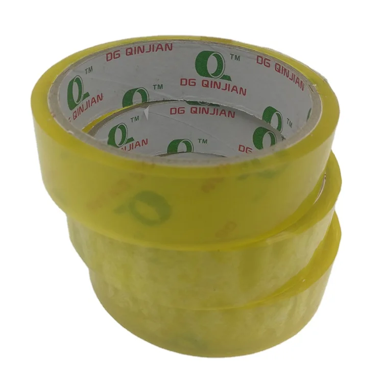 Customized high quality 18mm parcel binding bopp packaging tape