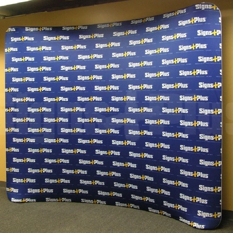 10ft 8ft  Backdrop Aluminum  Easy Tube Tension Fabric Booth Banner Display