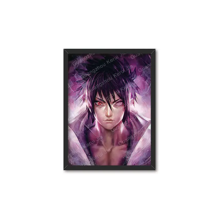 Wholesale Custom 3d lenticular flip motion poster dragon ball z goku naruto 3d anime poster naruto poster 3d picture print frame