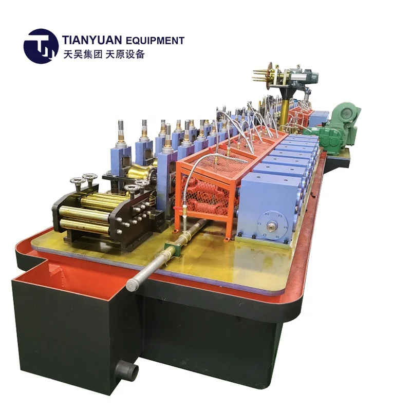 High Precision Tube Mill New Design High Frequency Welded Round Square Mild Steel Tube Mill