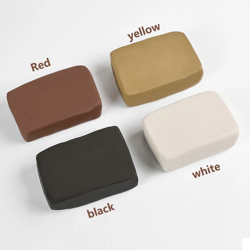 Bview Art Polymer clay DIY porcelain clay sculpture clay 500g children pottery machine hand pottery no bake high white mud