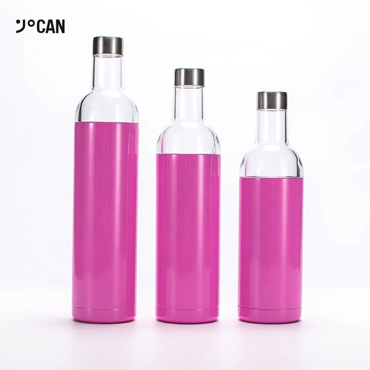 Manufacturer Insulated Cooler Beer Set Outdoor Tumbler And Red Water Shaker Stainless Steel Wine Bottle
