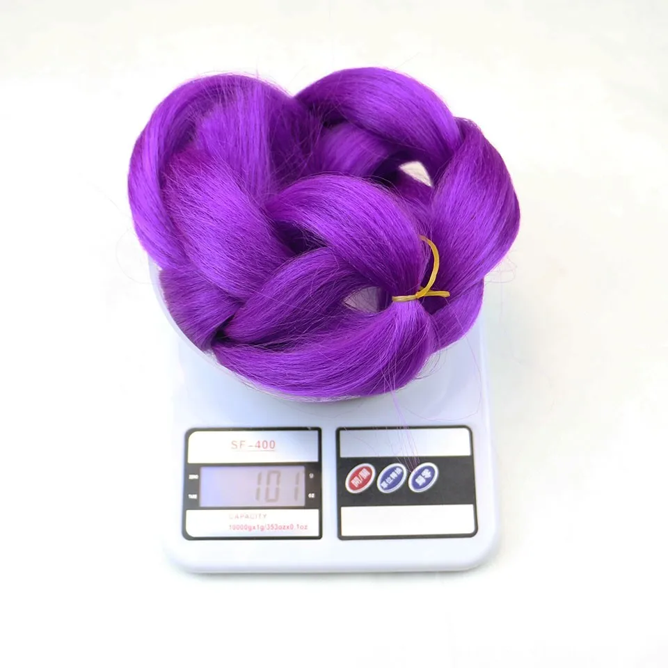 2022 Hot Selling Yaki Jumbo Ombre 100g African Pre Stretched Crochet Braids Hair 24 Inch Synthetic Wigs Braiding Hair Extensions