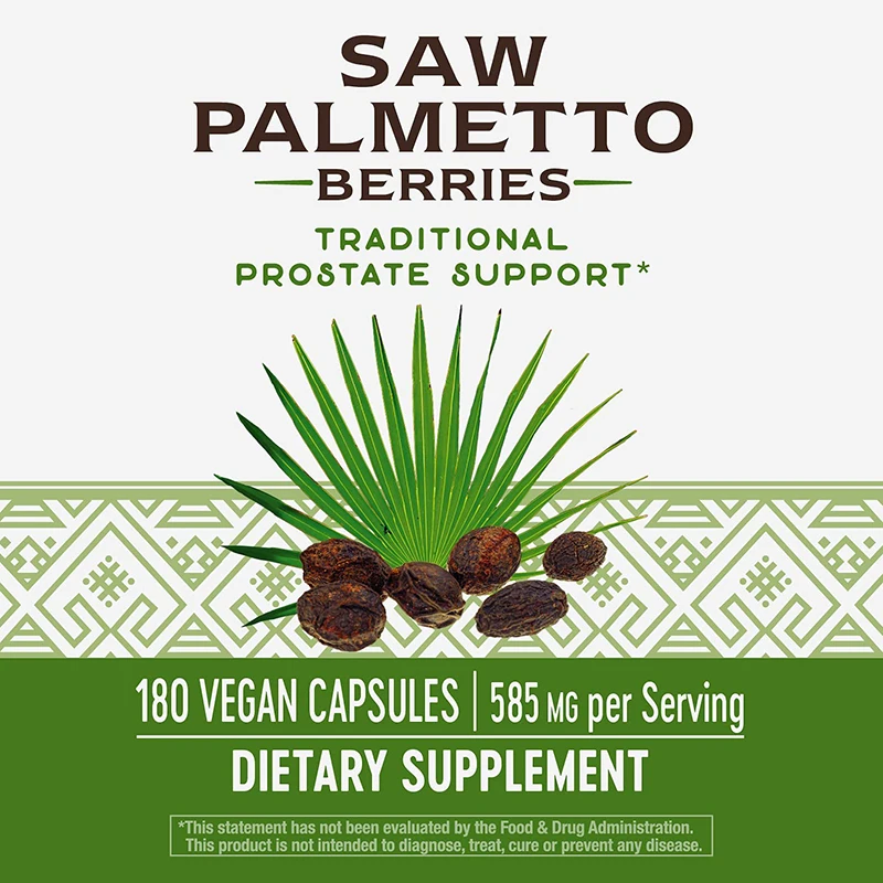 OEM Saw Palmetto Support for Prostate and Urinary Health Herbal Health Supplement Saw Palmetto capsule