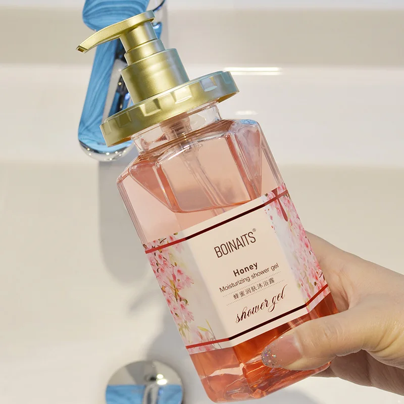 
OEM частный бренд женский натуральный медовый увлажняющий гель для душа-увлажняет и увлажняет кожу 