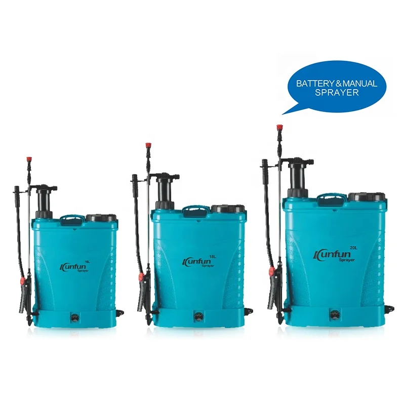 18L 20L 16L Knapsack Rechargeable 12V Agricultural Battery Sprayers 2 In 1