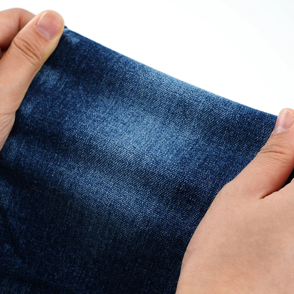 9.7 oz Premium blue cotton stretch denim fabric for jeans roll