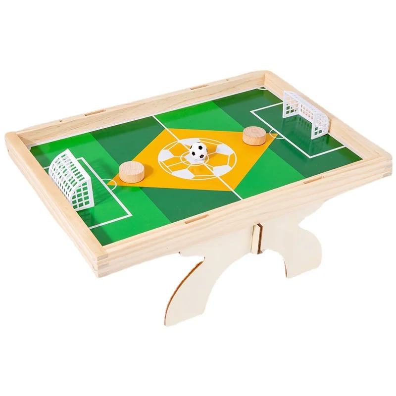 Wooden Soccer Game Board Games Toys Wooden table football game for kids and family