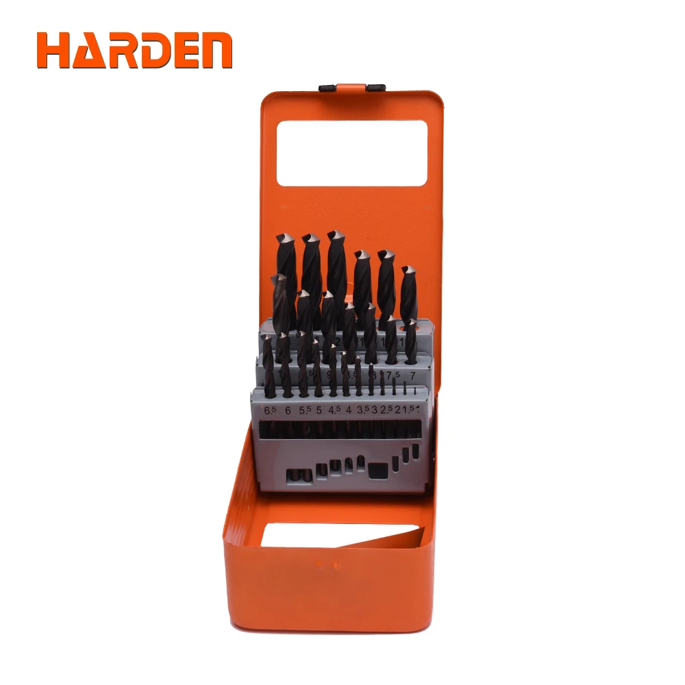 Factory Price 25 pcs HSS Twist Drill Bit Set for Metal Wood Plastic Drilling Work