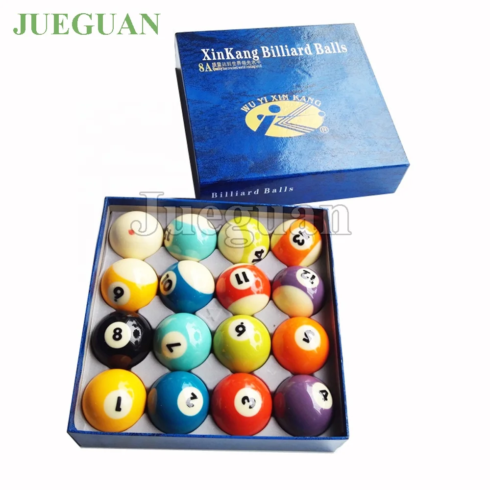 
Top quality 8A 57.2mm billiard ball accessories snooker pool balls with wholesale price 