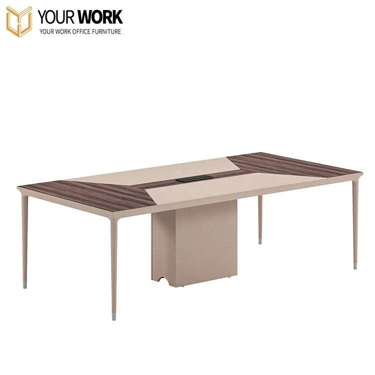 Модный современный большой стол для конференций Индивидуальный размер цветной роскошный совещаний на 8-20 человек