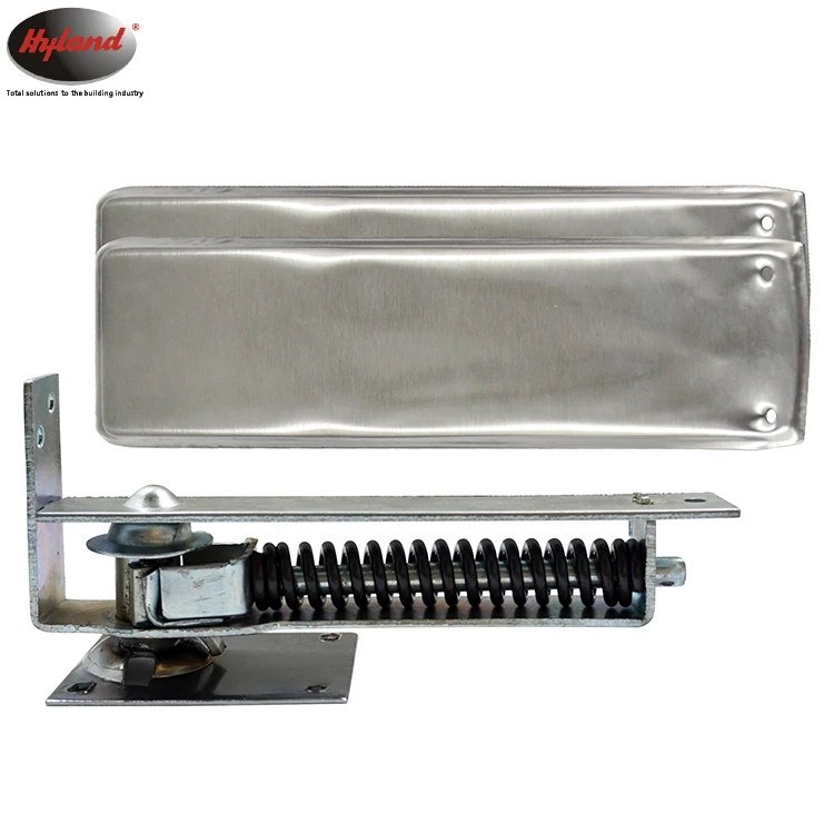 HYLAND OEM Bisagras de piso double action floor hinges SS stainless steel plate wooden door spring hinges Wooden door hinges