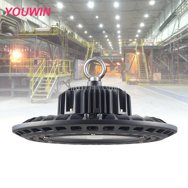 YOUWIN 150W LED Highbay Light Cost-Effective 7 Years Warranty Gymnasiums Production Assembly Areas Warehouses IP65 Rated Dialux