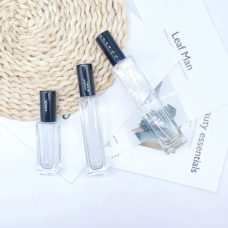 art deco vintage style perfume bottles 30 50 100 ml empty clear glass refillable decorations bottle for perfume
