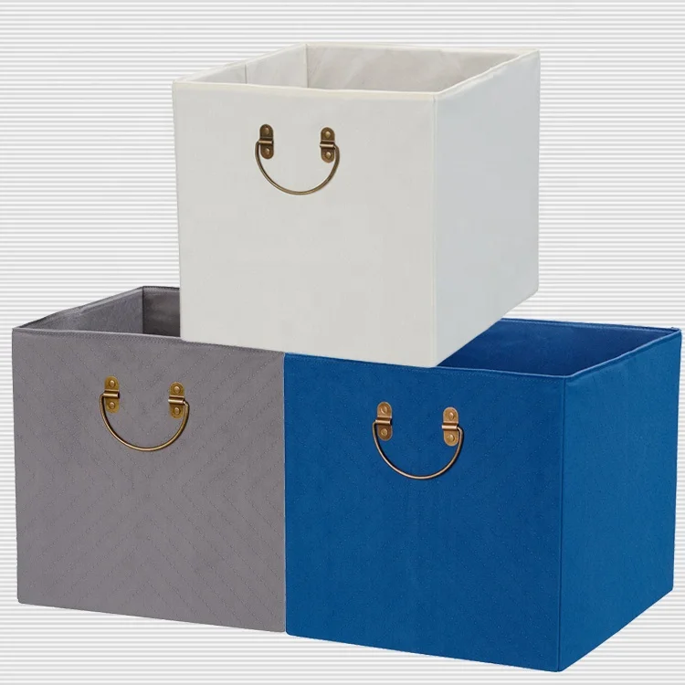 Closet Underwear Organizer Drawer Divider Foldable Storage Box Bins Living Room Fabric Storage Cubes